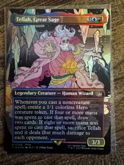 Tellah, Great Sage (Borderless) Foil 349 R FINAL FANTASY Near Mint - Image 1