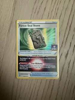 Extremely Rare Forest Seal Stone Pokemon TCG Gym Stamped Asian Promo 156/195 NM+ - Image 1