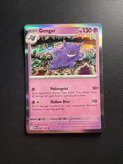 FREE SHIPPING Gengar 94/165 Holo Rare TCG Pokemon NM 0119#296-297 - Image 1