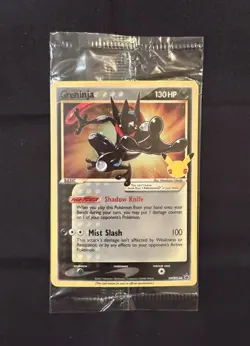 Greninja Gold Star SWSH144 Promo Holo Pokemon Celebrations SEALED - Image 1