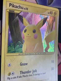 Pokemon TCG Pikachu 112/111 Rising Rivals Secret Rare Holo Lp+ - Image 4