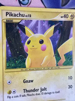Pokemon TCG Pikachu 112/111 Rising Rivals Secret Rare Holo Lp+ - Image 5