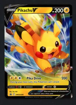 Pikachu V SWSH285 Sword & Shield Promo Pokemon TCG - Image 1