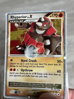 Pokemon TCG Rhyperior LV.X 145/146 Legends Awakened Holo (English) - MP - Image 4