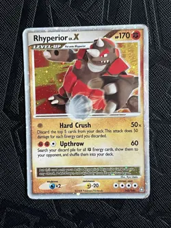 Pokemon TCG Rhyperior LV.X 145/146 Legends Awakened Holo (English) - MP - Image 5