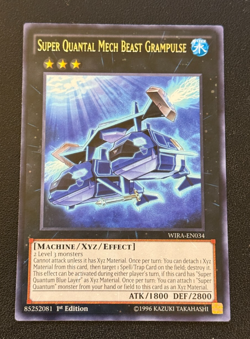 Yu-Gi-Oh! Super Quantal Mech Beast Grampulse WIRA-EN034 1st Edition NM - Image 1