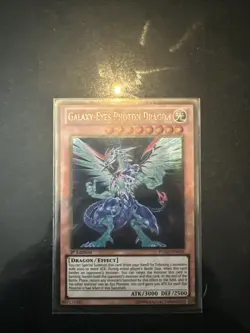 Yu-Gi-Oh! TCG Galaxy-Eyes Photon Dragon Premium Gold PGLD-EN038 1st Edition Gold - Image 1