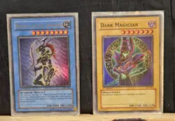 Yu-Gi-Oh Lot 1st Edition Dark Magician Black Luster Soldier NM - Image 2