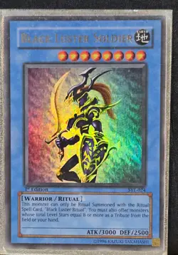 Yu-Gi-Oh Lot 1st Edition Dark Magician Black Luster Soldier NM - Image 3