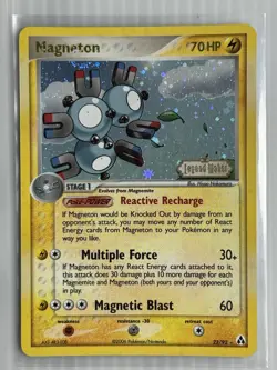 Magneton 2006 EX Legend Maker Reverse Holo Pokemon TCG Card 22/92 Stamped - Image 1