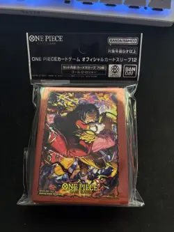 One Piece TCG Official Gol D. Roger Japanese Card Sleeves - Image 1