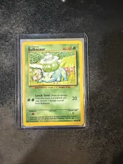 Bulbasaur 44/102 - Base Set Unlimited - Vintage 1999 WOTC Pokemon Card NM/Mint - Image 1