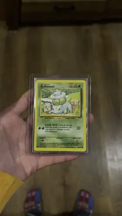 Bulbasaur 44/102 - Base Set Unlimited - Vintage 1999 WOTC Pokemon Card NM/Mint - Image 2
