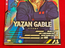 Gundam ARSENAL BASE Card YAZAN GABLE BANDAI JAPAN UT02-045(P) - Image 4