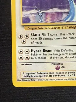 Pokemon TCG Dragonair Base Set Unlimited Rare Card 18/102 LP Condition - Image 2