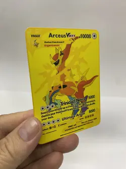 Arceus VMAX Gold Metal Pokemon Card-Collectible Gift Display！Christmas NICE - Image 3