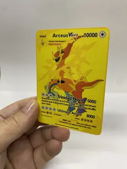 Arceus VMAX Gold Metal Pokemon Card-Collectible Gift Display！Christmas NICE - Image 4