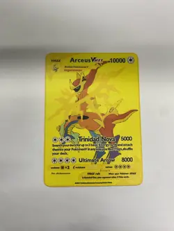 Arceus VMAX Gold Metal Pokemon Card-Collectible Gift Display！Christmas NICE - Image 5