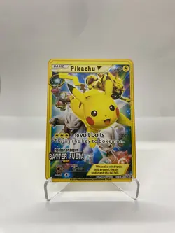 Pikachu V Gold Metal Pokemon Card-Collectible Gift Display！Christmas NICE - Image 5