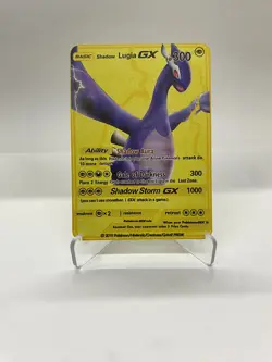 Shadow Lugia GX Gold Metal Pokemon Card-Collectible Gift Display！NICE - Image 4