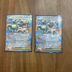 (2)Mega Kangaskhan EX 104/132 Ultra Rare Pokemon Card Mega Evolution NM - Image 1