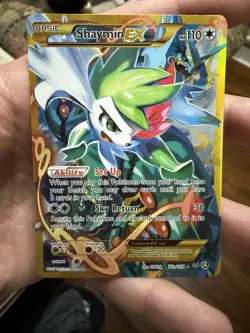 Shaymin EX 77a/108 XY Alternate Art Promo 2017 English Pokemon Card NM - Image 1