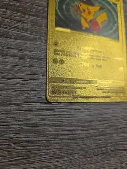 Special Delivery Pikachu Gold Foil Pokemon Card Promo SWSH074 Fan Art - Image 2