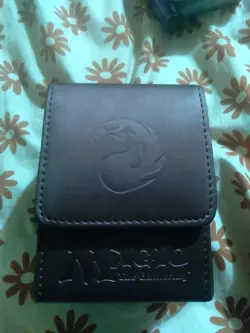 MtG Deck Box Flip Box - Red Mana Maroon Color VG+ - Image 1