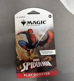 MTG: Magic The Gathering Marvel Spider-Man Play Sleeved Booster Pack Sealed TCG - Image 1