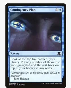 MtG Four (4) x Contingency Plan EMN 052 Eldritch Moon Playset - Magic the Gather - Image 1