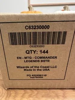 MTG Magic Commander Legends 2020 Draft Booster Box Case Sealed, 6 Booster Boxes - Image 2