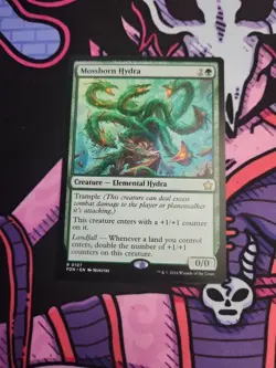 MTG Mossborn Hydra Normal NM Foundations Magic 107 - Image 1