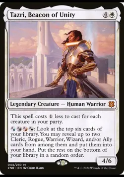 Mtg TAZRI, BEACON OF UNITY 044/280 M NM Zendikar Rising Mythic Regular - Image 1