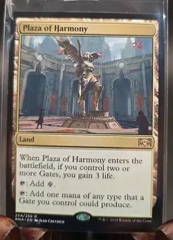 Plaza of Harmony Ravnica Allegiance MTG Regular Lightly Played - Image 1