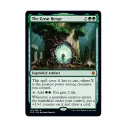 WOTC MtG Promo Pack: Throne of Eldraine The Great Henge (MR) (Foil) NM - Image 1