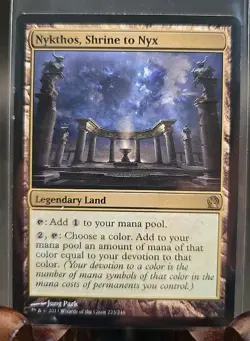 Nykthos, Shrine to Nyx Theros MTG Regular Moderately Played - Image 1