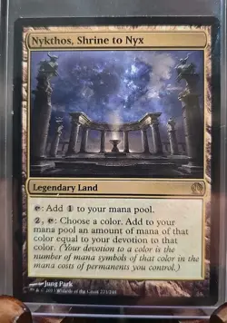 Nykthos, Shrine to Nyx Theros MTG Regular Moderately Played - Image 3