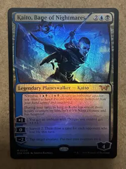 Foil* Kaito, Bane of Nightmares -Duskmourn: House of Horror - NM MTG - Image 1
