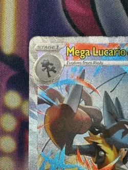 Mega Lucario Ex SIR #179/132 Mega Evolutions Pokemon TCG Card Near Mint English - Image 2