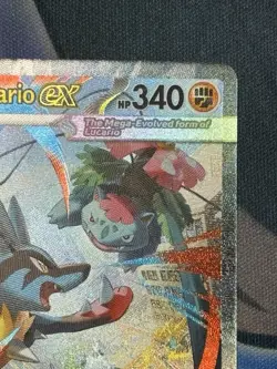 Mega Lucario Ex SIR #179/132 Mega Evolutions Pokemon TCG Card Near Mint English - Image 3