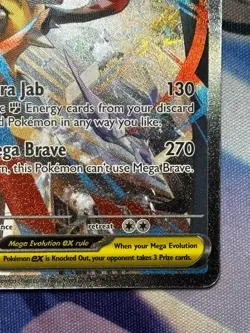 Mega Lucario Ex SIR #179/132 Mega Evolutions Pokemon TCG Card Near Mint English - Image 4