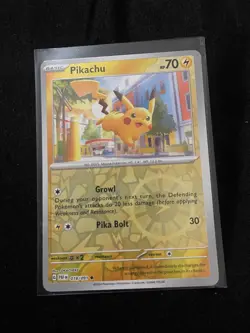 Pikachu 18/91 Reverse Holo Rare TCG Pokemon NM/LP 0119#249 - Image 1