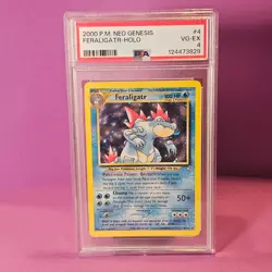 Pokemon 2000 Feraligatr Neo Genesis Holo PSA 4 - Image 1