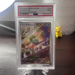2024 POKEMON S&V STELLAR CROWN BULBASAUR #143/142 ILLUSTRATION RARE PSA 9 MINT - Image 5