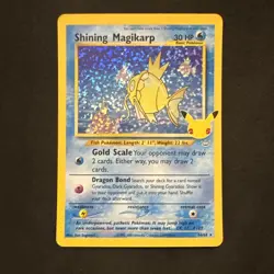 Shining Magikarp 66/64 Celebrations: Classic Collection Holo Pokemon - Image 1