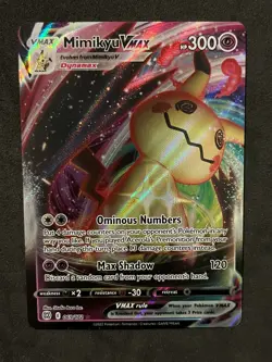 Mimikyu VMAX 069/172 Pokemon Sword Shield Brilliant Stars English Ultra Rare - Image 1