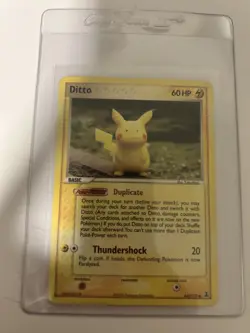 Pokemon TCG: Ditto Pikachu 39/113 Uncommon 2005 EX Delta Species - Image 1