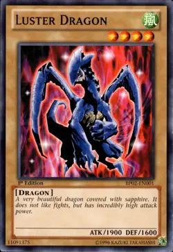 Luster Dragon - BP02-EN001 - Common 1st Edition Yugioh - Image 1