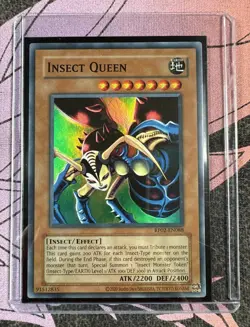 Yugioh! Insect Queen RP02-EN088 Super Rare 2020 Reprint Near Mint - Image 1