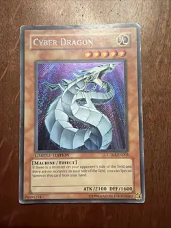 Yu-Gi-Oh TCG Cyber Dragon Limited Edition VLP Gem Holo Card CT03-EN002 - Image 1